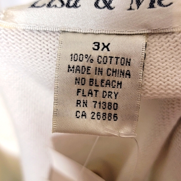 Lisa & Me Handpainted Sweater Size 3X.  #204 - Picture 6 of 7